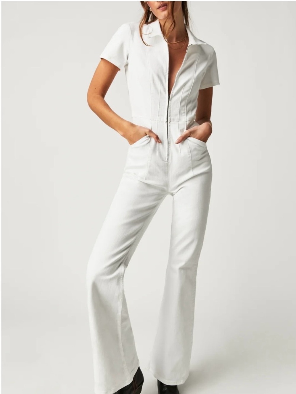 We The Free Jayde Flare Jumpsuit